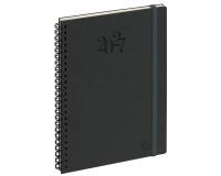 Agenda de bureau Horizons 20S Spiralé Swan 15 x 21 cm semainier Janvier à Décembre 2027 - Couleurs assorties
