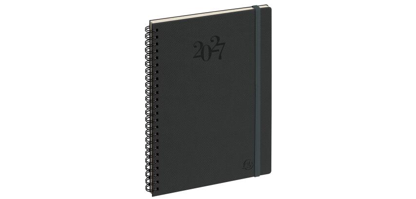 Agenda de bureau Horizons 20S Spiralé Swan 15 x 21 cm semainier Janvier à Décembre 2027 - Couleurs assorties