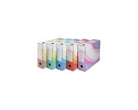 Pk 5 archive Boxes 80mm - Assorted colours