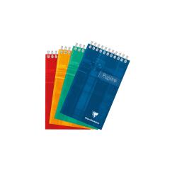 Bloc Pupitre reliure intégrale 10,5x17cm 80 feuilles détachables lignées Couleur aléatoire - Assortis
