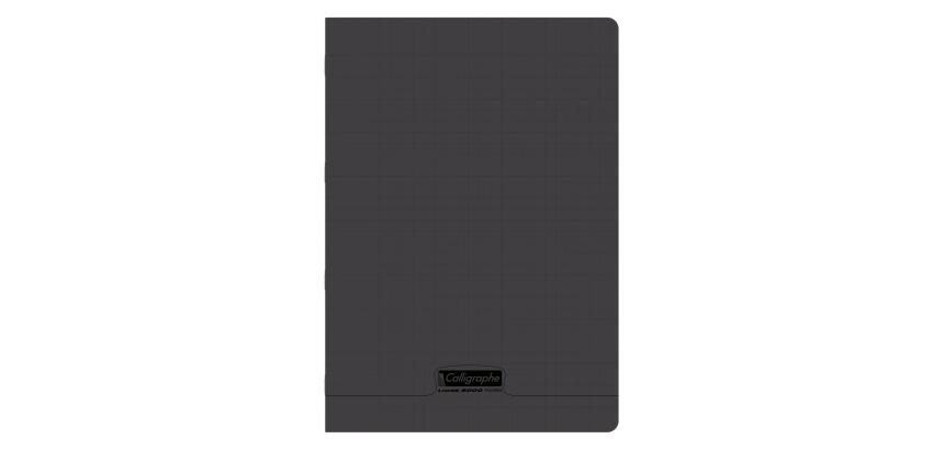 Clairefontaine 8000 Polypro Notebook A4 - 48 Pages - Sey#s Tricolour - 90gsm - Black