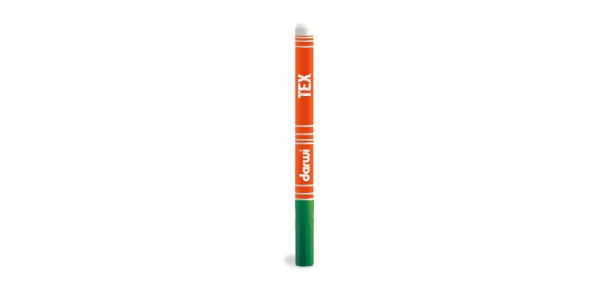 DARWI TEX, Textilmarker, Spitze 1mm, Inhalt 3ml, Tannengrün - Tannengrün