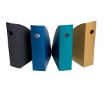 Exacompta, Set mit 4 Mag Cube, Stehsammler, Neo Deco - Farben sortiert