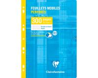Feuillets mobiles-blanc A4 grands carreaux 300 pages