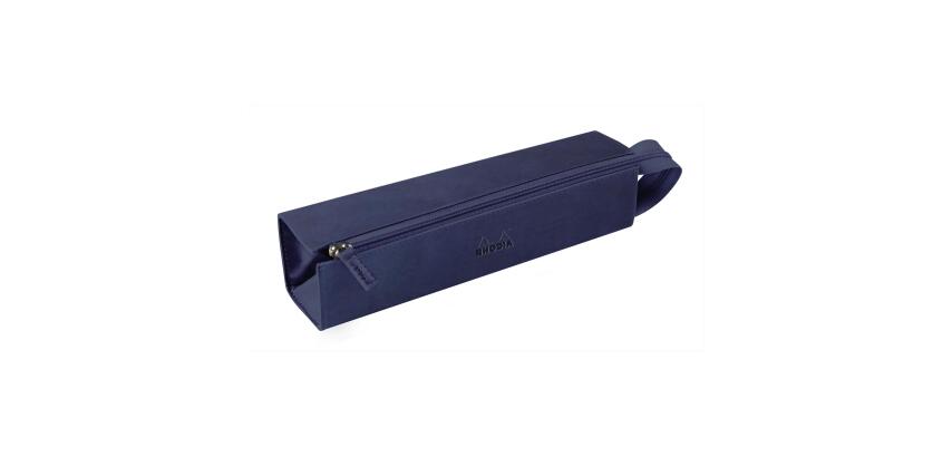 Trousse Rhodiarama plumier simili cuir 23 x 5 cm