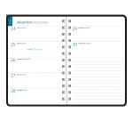 Agenda de poche SAD 15S EasyTime Paloma 10x 15 cm Semainier Septembre 2026 à Décembre 2027 - 16 mois - Visuel