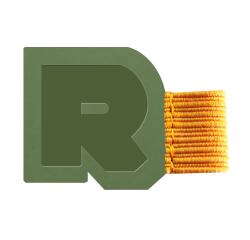 Rhodiarama porte-stylo autoadhésif 4x3 cm pour blocs carnets et agendas - Sauge
