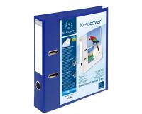 Classeur à levier cartonné Exacompta A4 - Dos 7 cm bleu