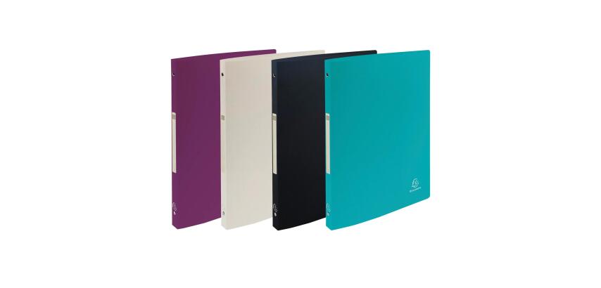 Exacompta Titane Binder, 4 Rings, 15 mm, Recycled PP - Assorted colours
