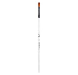 Darwi For You Lang plat penseel 6 mm T 6 - Wit