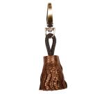 KLEO-PATHRA CUIR Porte-clés 2,5x4 cm Bronze