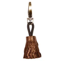 KLEO-PATHRA CUIR Porte-clés 2,5x4 cm Bronze