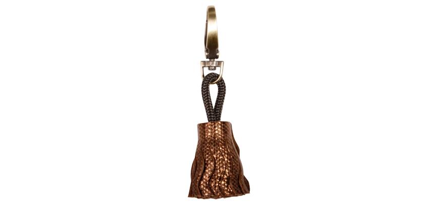 KLEO-PATHRA CUIR Porte-clés 2,5x4 cm Bronze