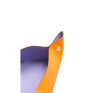 Rhodiarama vide-poche réversible simili cuir italien 12x12x4,5 cm - Iris