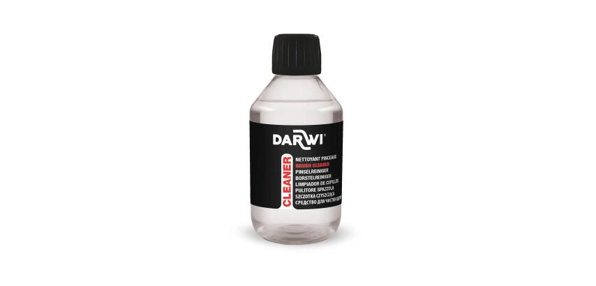 DARWI Flacon de 250 ml de Nettoyant pour Pinceaux