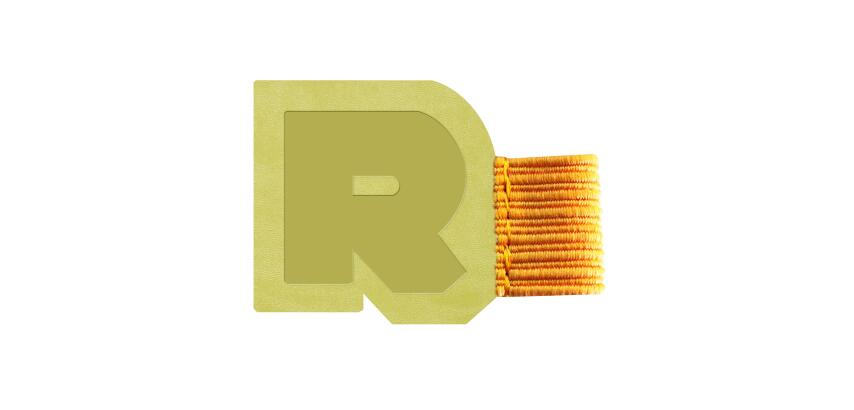 Rhodiarama porte-stylo autoadhésif 4x3 cm pour blocs carnets et agendas - Anis