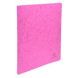 Classeur 2 anneaux 15mm Carte lustrée - A4 - Rose