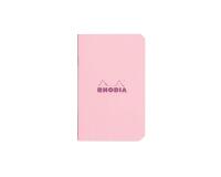 Cahier piqué Rhodia Couleurs Rose 7,5x12 cm - Rose