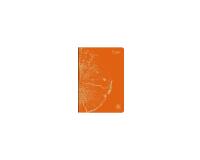 Cahier piqué FOREVER PREMIUM 100% recyclé A4 96 pages ligné papier recyclé blanc 90 g - Orange rouille
