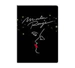 Moulin Rouge, Soft cover notebook A6 10,5x14,8 cm, 64 sheets, plain, assorted patterns.