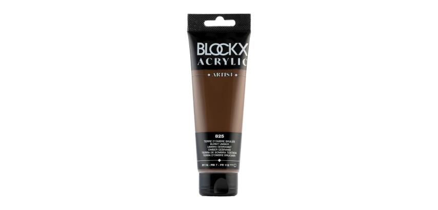Feine Acrylfarbe, Acrylic Artist, Tube 120ml - Umbra gebrannt|