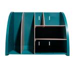 Bureau-organizer The Organizer Skandi - pacifisch blauw / nude