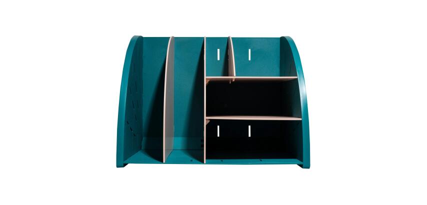 Bureau-organizer The Organizer Skandi - pacifisch blauw / nude
