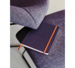 Rhodiarama carnet souple AUBERGINE A5 160 pages dot papier ivoire 90 g/m2, fermeture élastique - Aubergine