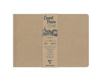 Carnet Dessin carnet cousu 40F A4 140g - Kraft