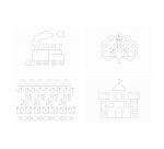 BLOC QUADRILLÉ 10X10, Bloc de 50 feuilles 90g/m2 au format 29.7x21cm