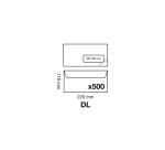 Boite de 500 enveloppes Forever Blanches 100% recyclé DL-110x220mm - Auto-Adhésives - 80g/m2 - Fenêtre Papier Cristal 35x100 (position 20/20) - Blanc