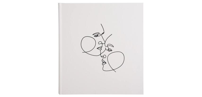 Exacompta, Fotoalbum 60 Seiten schwarz 29x32cm, Art elfenbein - Elfenbein