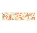 Scarf 100% silk - 180x43cm The Flight - White