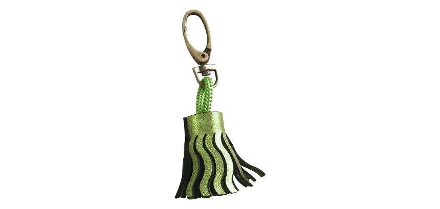 CUIRISÉ Porte-clés - Vert