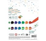 8 magic felt tip pens (6 colours + 2) - Multicolour