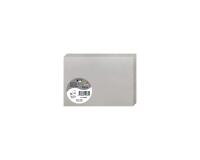 Paquet de 25 cartes pliées Pollen 110x155mm 210g/m2 - Argent