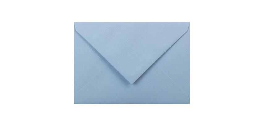 25 enveloppes C6 (114x162mm) Vergé de France doublées gommées