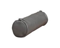 Leren etui Age Bag rond formaat 21xØ6 cm - Grijs