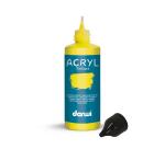Darwi Flacon de 80 ml de Peinture Acrylique Universelle Brillante - jaune soleil