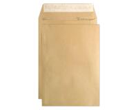 Boite de 500 Pochettes Kraft Milleraies Brun C5-162x229 mm - Auto-Adhésives - 90g/m2 - Brun