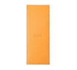 Hülle + Block Rhodia No.8, 80 Blatt kariert 80g, 8,4x22 cm - Orange