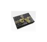 Papier cadeau Alliance, largeur 70 cm - Rouleau de 50 m, Etoiles or - Noir