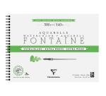 Fontaine Extra White Wirebound Pad 300g, 12 Sheets 30x40