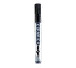 DARWI Kalte Keramikfarbe, Marker 2mm Spitze, Inhalt 6ml, Schwarz - Schwarz