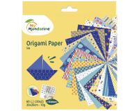 Origami Paper, Sea, 20x20cm, 60F, 70g - Multicolore