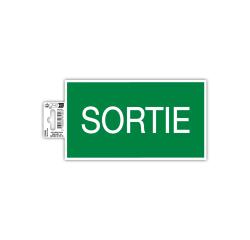 Non-slip adhesive PVC panel Exit 20x11 cm - Green