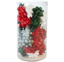 Mini-tube 50 noeuds Ass. noël tradi - Assortiment