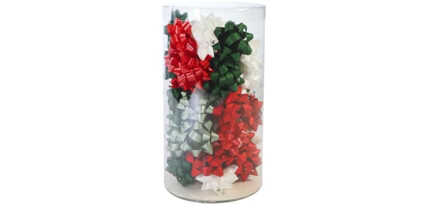 Mini-tube 50 traditional Christmas knots - Assortment