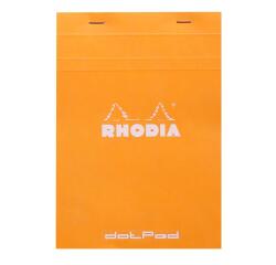 Rhodia Stapled Dot Pad Orange, A5 - Orange|
