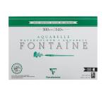 Fontaine bloc collé 1 côté 10F 26x36cm 300g grain torchon